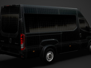 iveco daily minibus l3h2 2020 Model 3D
