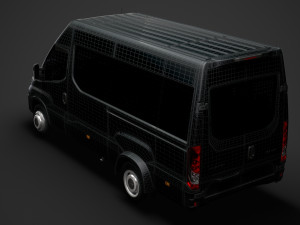 iveco daily minibus l3h2 2020 Model 3D