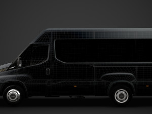 iveco daily minibus l3h2 2020 Model 3D