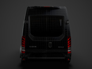iveco daily minibus l3h2 2020 Model 3D