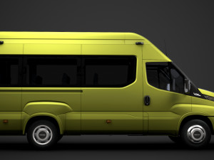 iveco daily minibus l3h3 2020 3D 모델