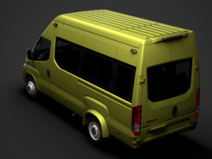 iveco daily minibus l3h3 2020 3D 모델