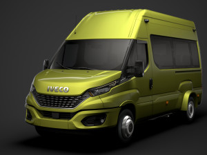 iveco daily minibus l3h3 2020 3D 모델