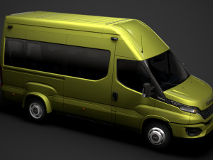iveco daily minibus l3h3 2020 3D 모델