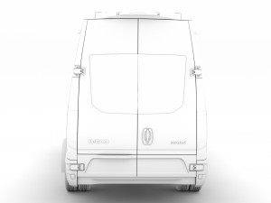iveco daily minibus l3h3 2020 3D 모델