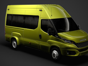 iveco daily minibus l3h3 2020 3D 모델