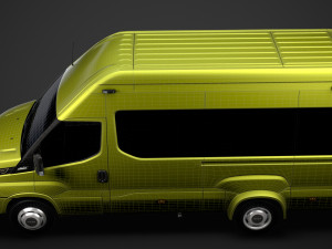 iveco daily minibus l3h3 2020 3D 모델