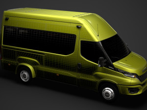 iveco daily minibus l3h3 2020 3D 모델