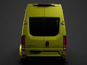iveco daily minibus l3h3 2020 3D 모델