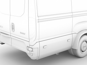 iveco daily tourus l4h2 2020 Model 3D