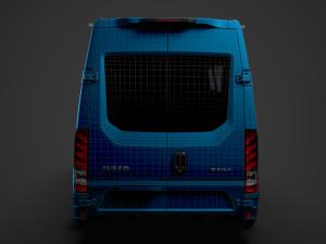 iveco daily tourus l4h2 2020 Model 3D