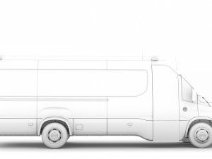 iveco daily tourus l4h3 2020 3D Model