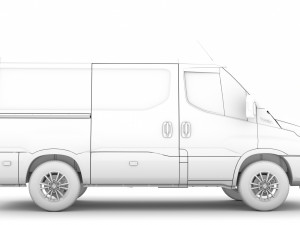 iveco daily van l1h1 2020 3D Model