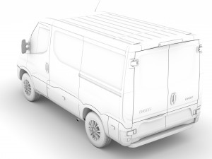 iveco daily van l1h1 2020 3D Model