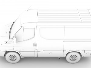 iveco daily van l1h1 2020 3D Model