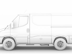 iveco daily van l1h1 2020 3D Model