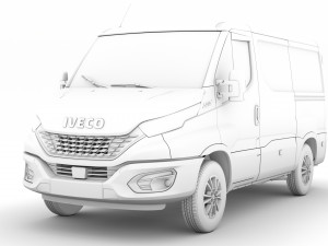 iveco daily van l1h1 2020 3D Model
