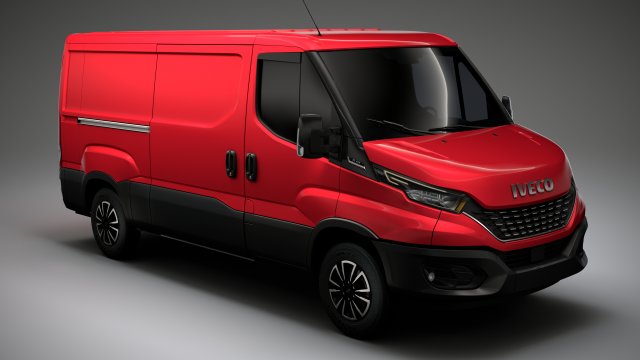 iveco daily van l2h1 2020 Modelo 3D .c4d .max .obj .3ds .fbx .stl .blend 