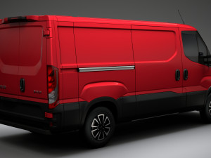 iveco daily van l2h1 2020 Modelo 3D