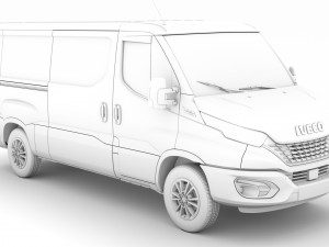 iveco daily van l2h1 2020 Modelo 3D