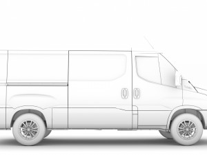 iveco daily van l2h1 2020 Modelo 3D