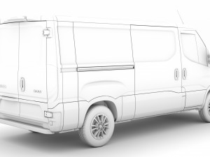 iveco daily van l2h1 2020 Modelo 3D