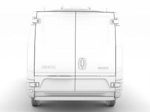 iveco daily van l2h1 2020 Modelo 3D