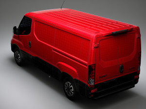 iveco daily van l2h1 2020 Modelo 3D
