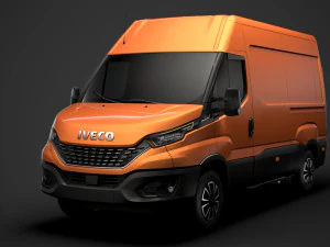 iveco daily van l2h2 2020 3D Model