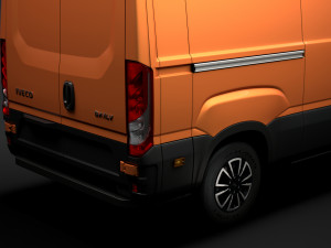 iveco daily van l2h2 2020 3D-Modell