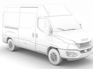 iveco daily van l2h2 2020 3D Model