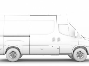 iveco daily van l2h2 2020 3D-Modell