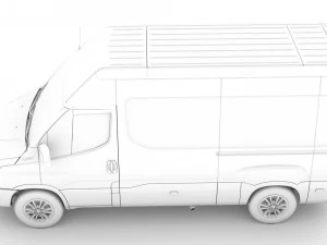 iveco daily van l2h2 2020 3D Model