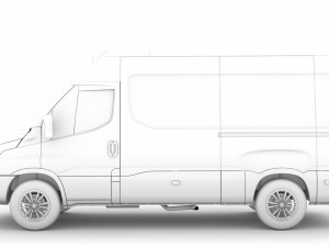iveco daily van l2h2 2020 3D-Modell