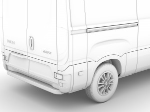 iveco daily van l2h2 2020 3D-Modell