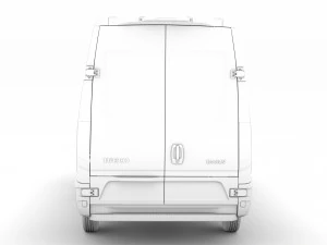 iveco daily van l2h2 2020 3D Model