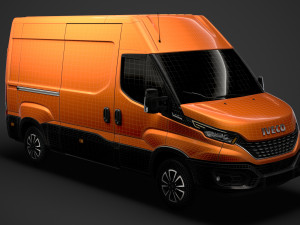 iveco daily van l2h2 2020 3D-Modell