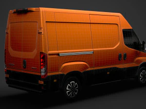 iveco daily van l2h2 2020 3D Model