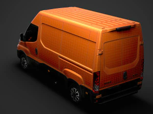 iveco daily van l2h2 2020 3D Model