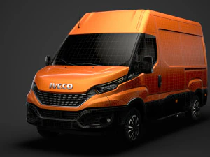 iveco daily van l2h2 2020 3D Model