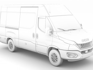iveco daily van l3h2 2020 3D Model