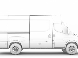 iveco daily van l3h2 2020 3D Model