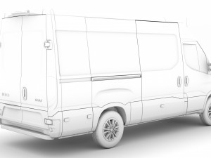 iveco daily van l3h2 2020 3D Model