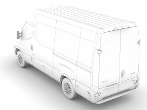 iveco daily van l3h2 2020 3D Model