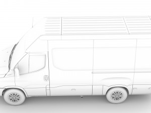 iveco daily van l3h2 2020 3D Model