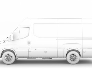 iveco daily van l3h2 2020 3D Model