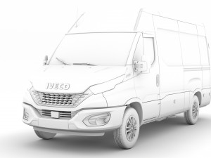 iveco daily van l3h2 2020 3D Model