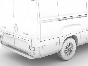 iveco daily van l3h2 2020 3D Model