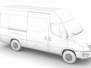 iveco daily van l3h2 2020 3D Model