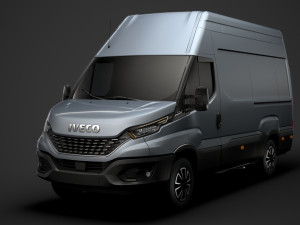 iveco daily van l3h3 2020 3D 模型